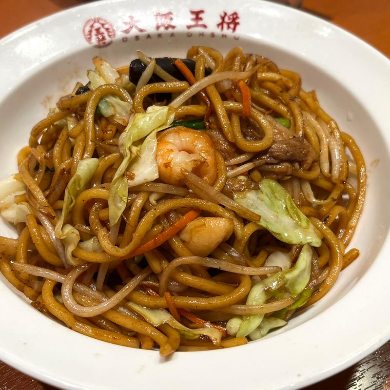 炒め焼きそば(大阪王将 津田沼北口店)