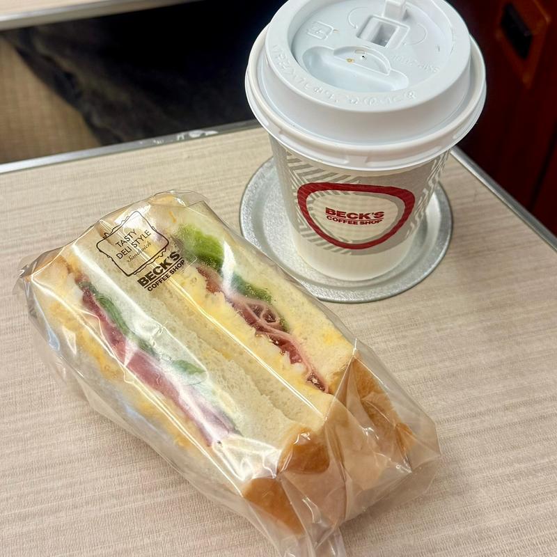 こだわりパンのハムトマト(BECK'S COFFEE SHOP 新宿店 （ベックスコーヒーショップ）)