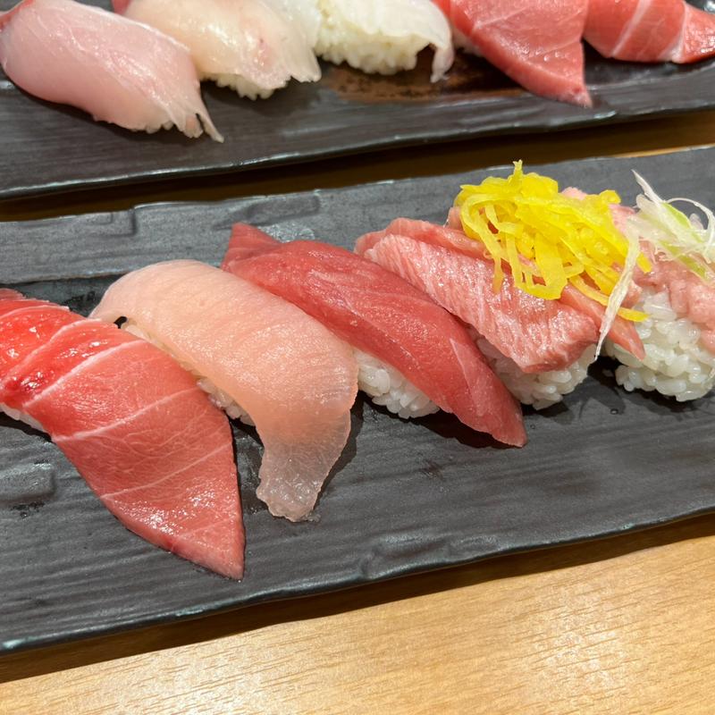 まぐろ5貫(スーパー回転寿司 やまと 木更津店 )