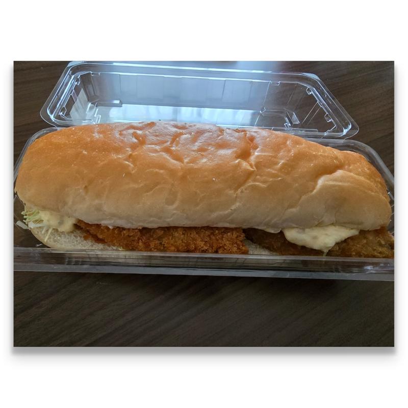 コッペパン 白身魚フライタルタルソース(スーパーベルクス 市川鬼高店)