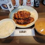 豚味噌焼き定食肉2枚