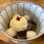 クリームあんみつ