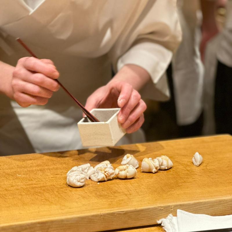 穴子白焼きの握り(すし匠齋藤)