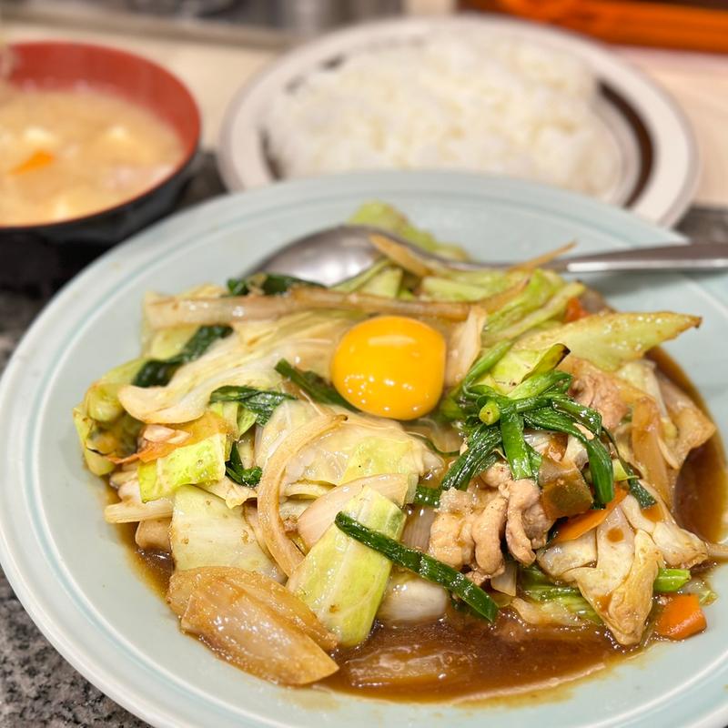 スタミナ焼き定食(洋包丁)