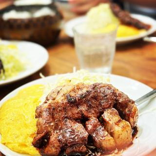 トンテキ定食(サル食堂 )