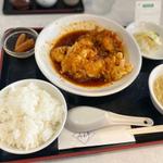 特製エビのピリ辛ソースランチ(みわ亭)