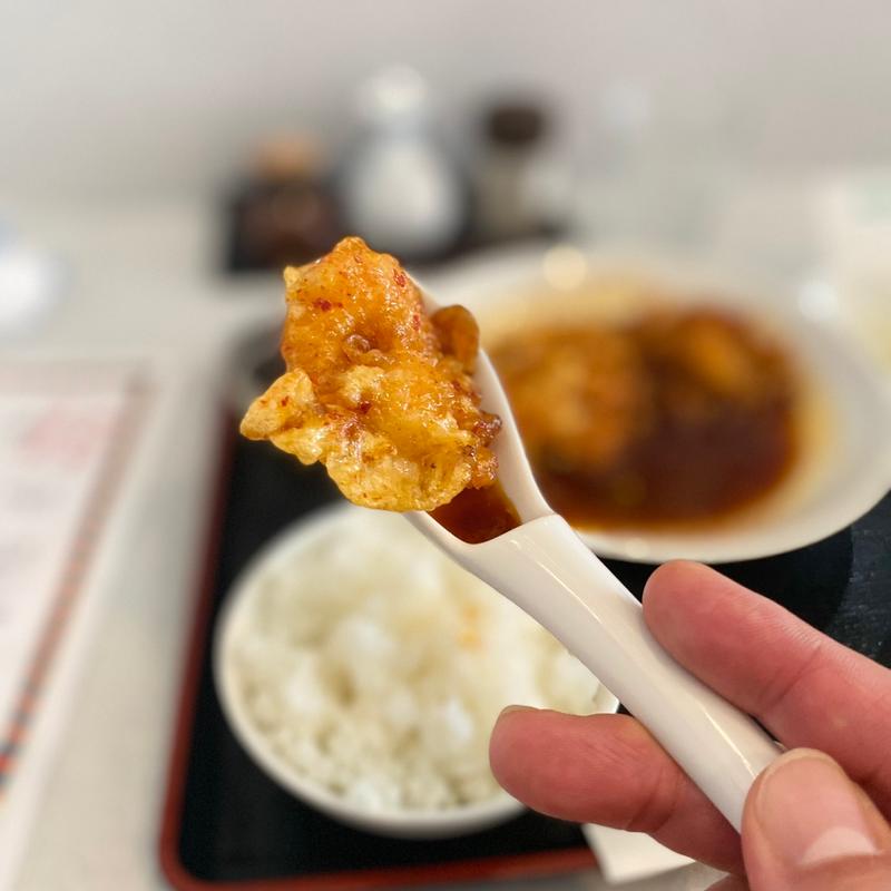 特製エビのピリ辛ソースランチ(みわ亭)