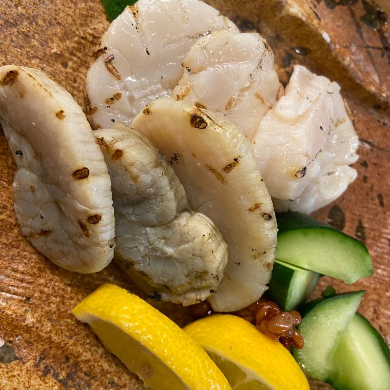 帆立刺身(すし寛)