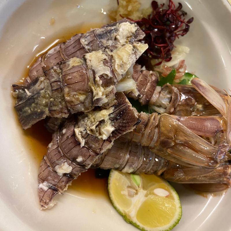 シャコ刺身(すし寛)