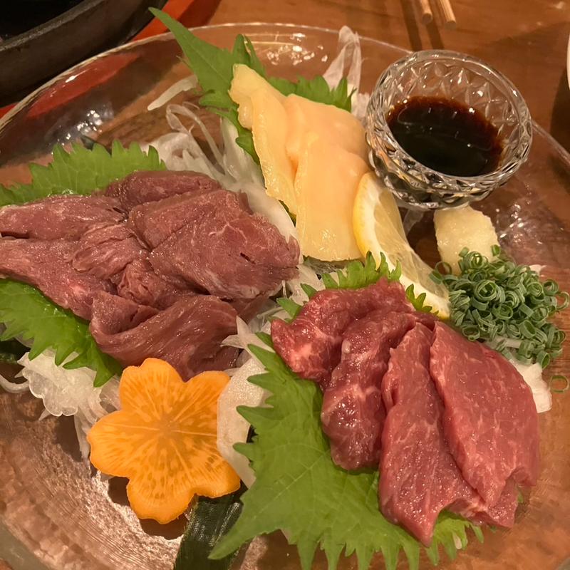 馬刺し(酒場 晩葡)