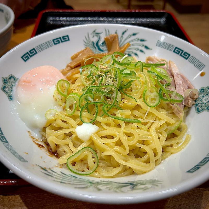 汁なしラーメン＋温玉(日高屋 小田急マルシェ狛江店)
