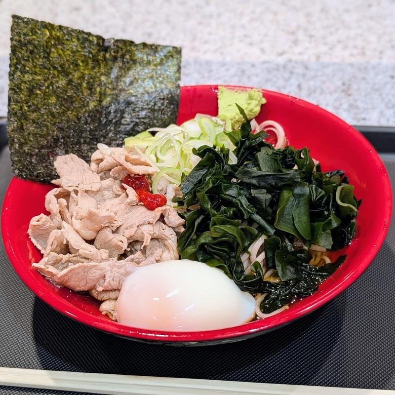 冷し肉富士そば(名代 富士そば 浅草店 )