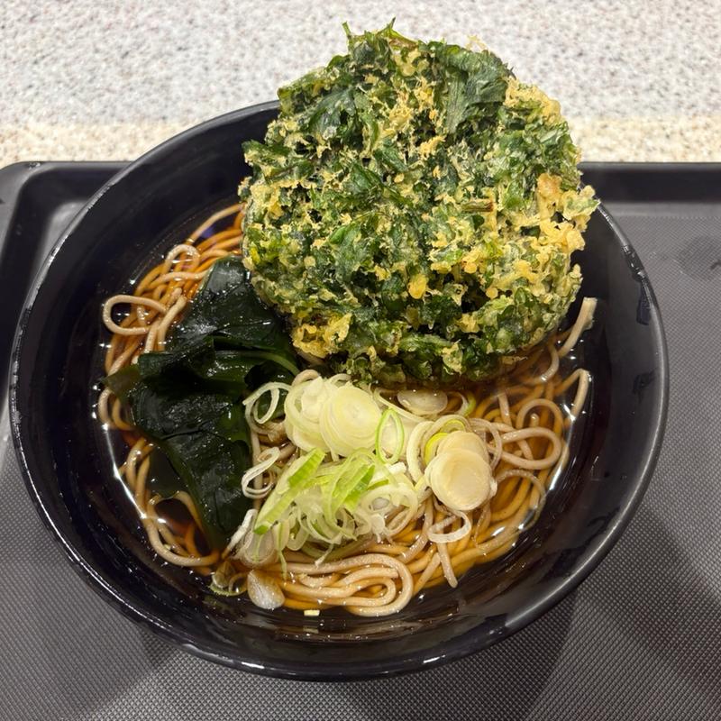 春菊天そば(名代 富士そば 綾瀬店)