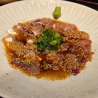 活鱈のごましょうゆ(たけはた)