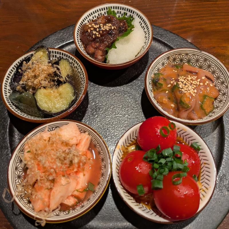 前菜盛り合わせ5種(ぜろいち)