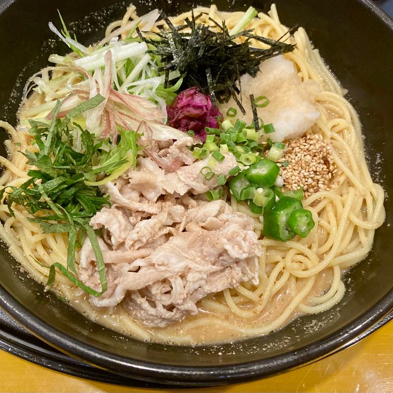 豚しゃぶとたっぷり香味野菜の冷製和風おろし(洋麺屋五右衛門 磯子店)