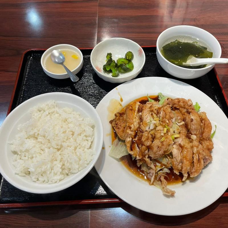 油淋鶏定食(李哥(りか)台湾料理)