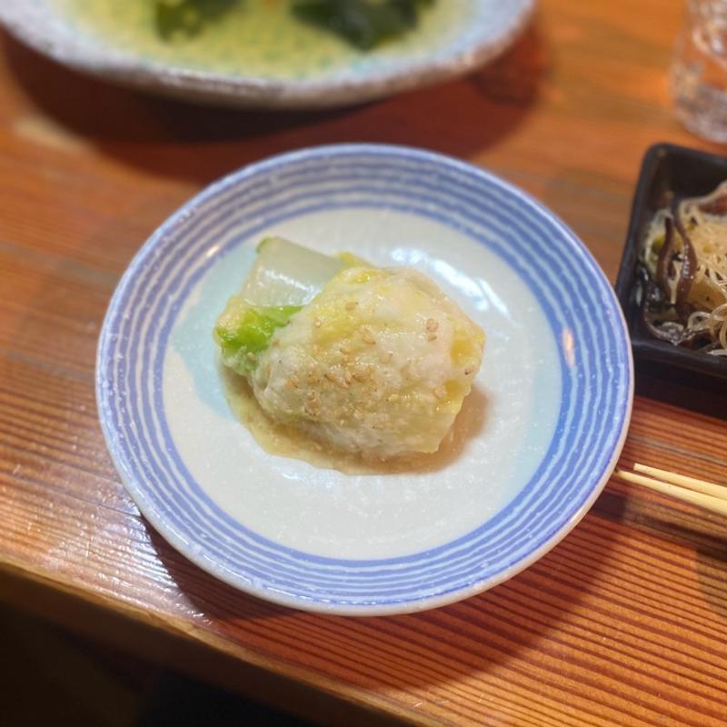 雪菜(白菜の山芋かけ)(吟座於傳)