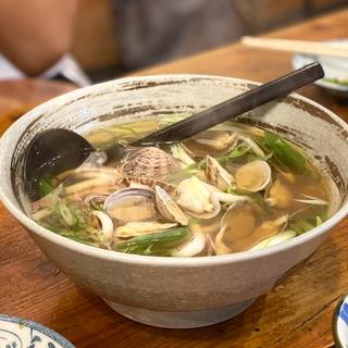 あさりうどん(手打ちうどん こまいち)