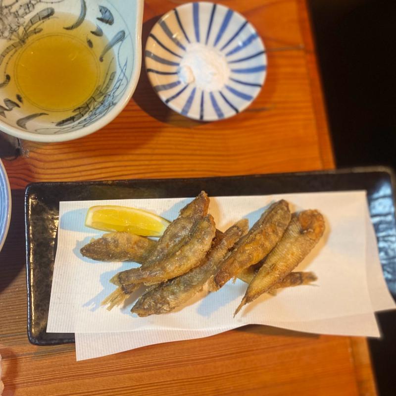 メヒカリ唐揚げ(吟座於傳)