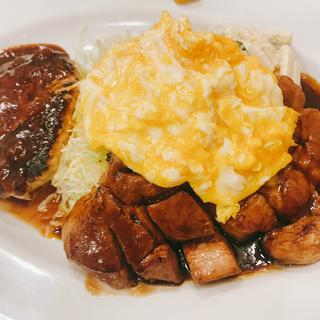 とんとんセット(デミグラス)(大阪トンテキ 天神橋筋店)