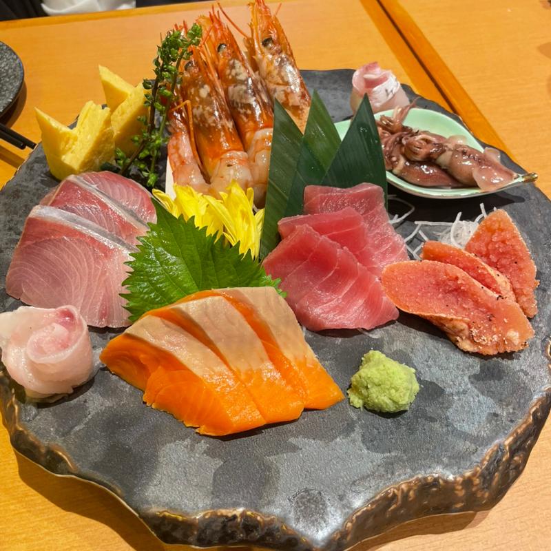 お刺身6種盛り(魚京 新橋店)