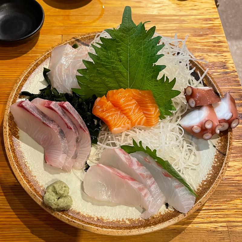 おまかせ刺身五種盛(地魚屋台　とっつぁん 福島店 )