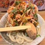 小海老と三つ葉かき揚げうどん