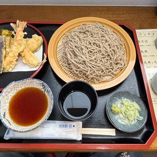 天ぷら蕎麦大盛り(むら山)