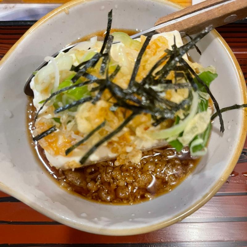 冷奴(武州うどんあかね&みどりダイニング)