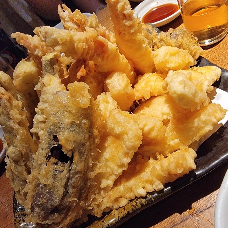 天ぷらの盛り合わせ(魚金4号店)