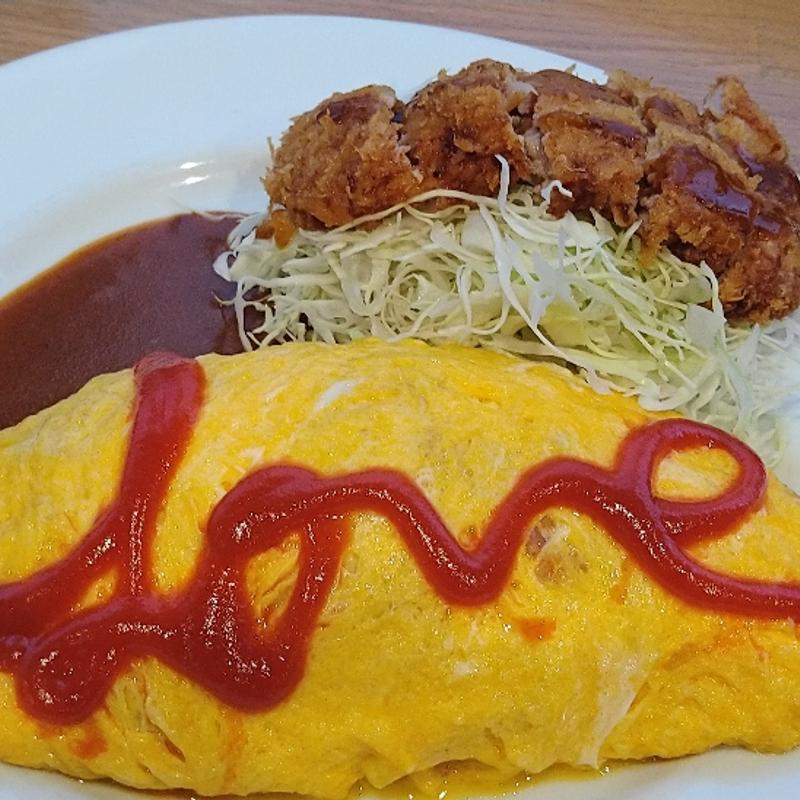 オムライス定食(ブルドック )