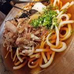 締めの冷たいうどん