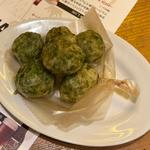 生海苔のゼッポリーニ(揚げピッツァ生地)