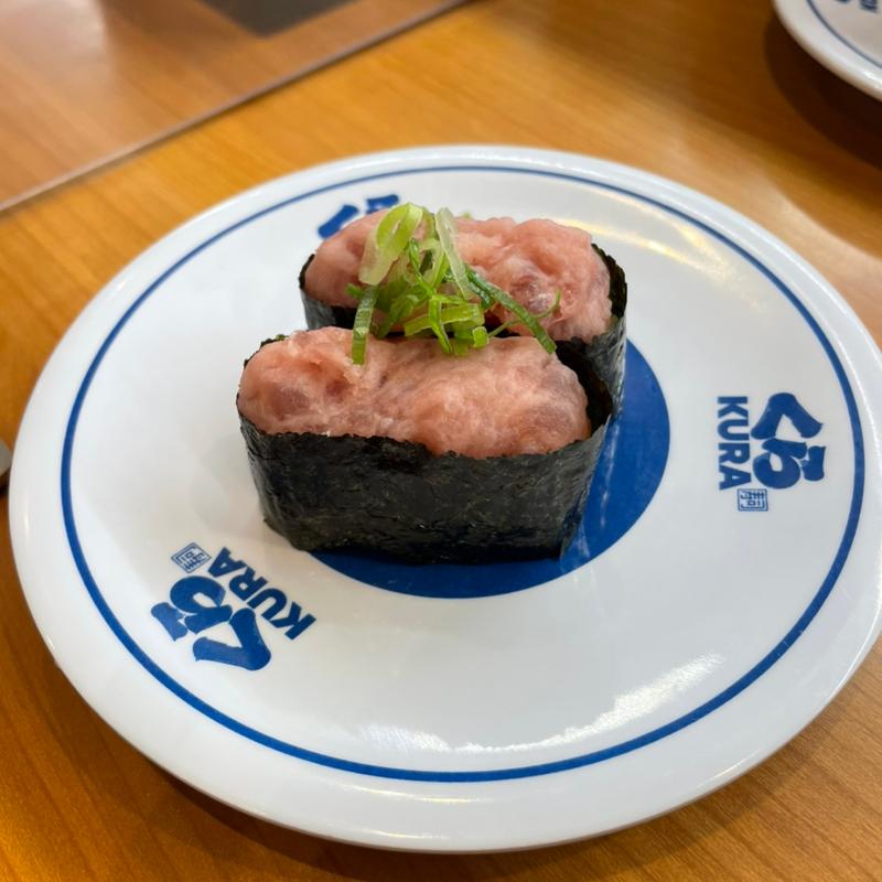 ねぎまぐろ(無添 くら寿司 今治店)