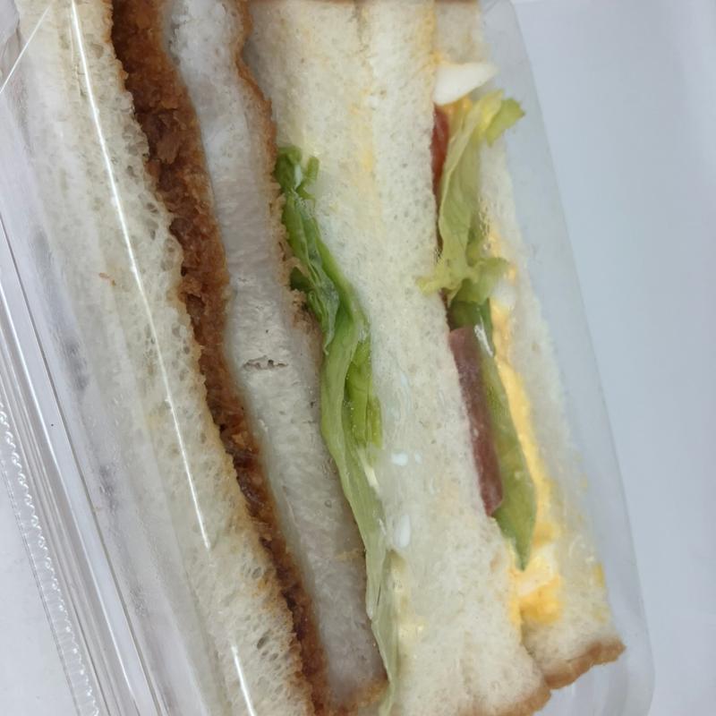 カツサンド&ベーコンレタスたまごサンド(食品館アプロ もず店)