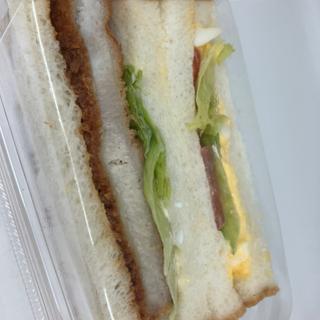カツサンド&ベーコンレタスたまごサンド