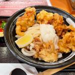 冷やしとり天うどん