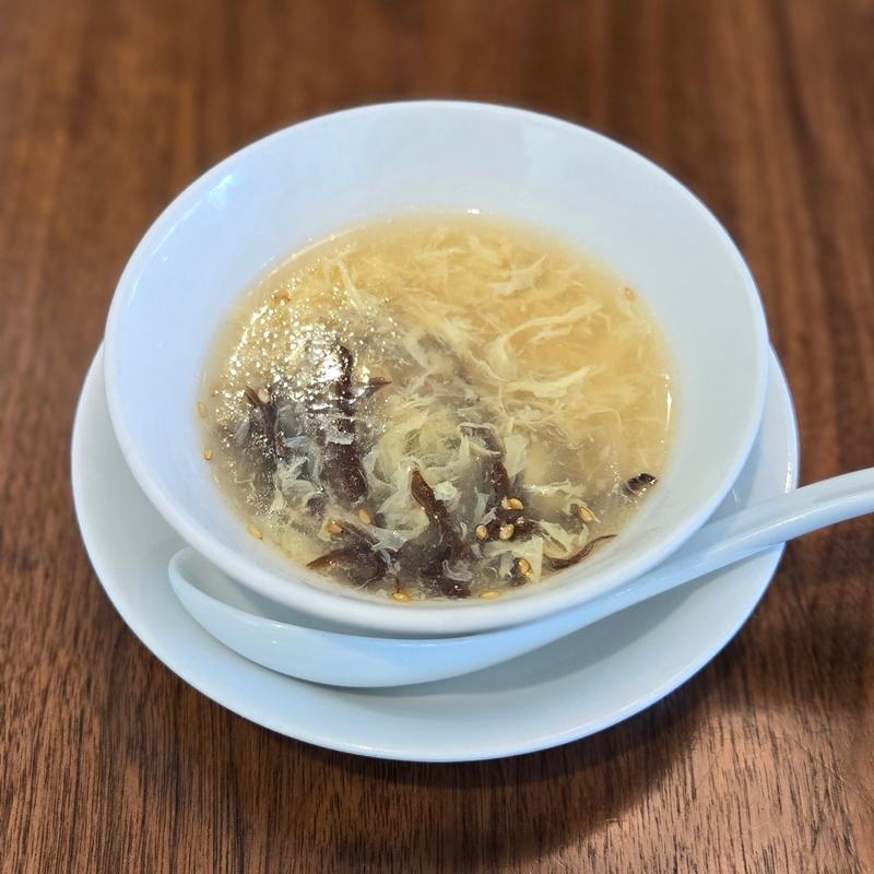 キクラゲたまごスープ(健民ダイニング)