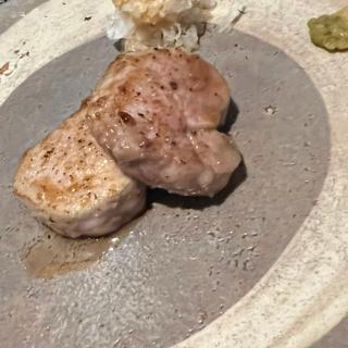 アグー豚ヒレ鉄板焼き(鉄板焼さわふじ)