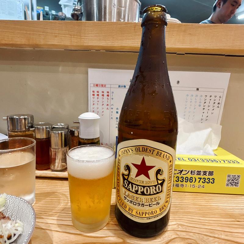 瓶ビール中瓶(ら～めん髙尾（らーめん高尾）)