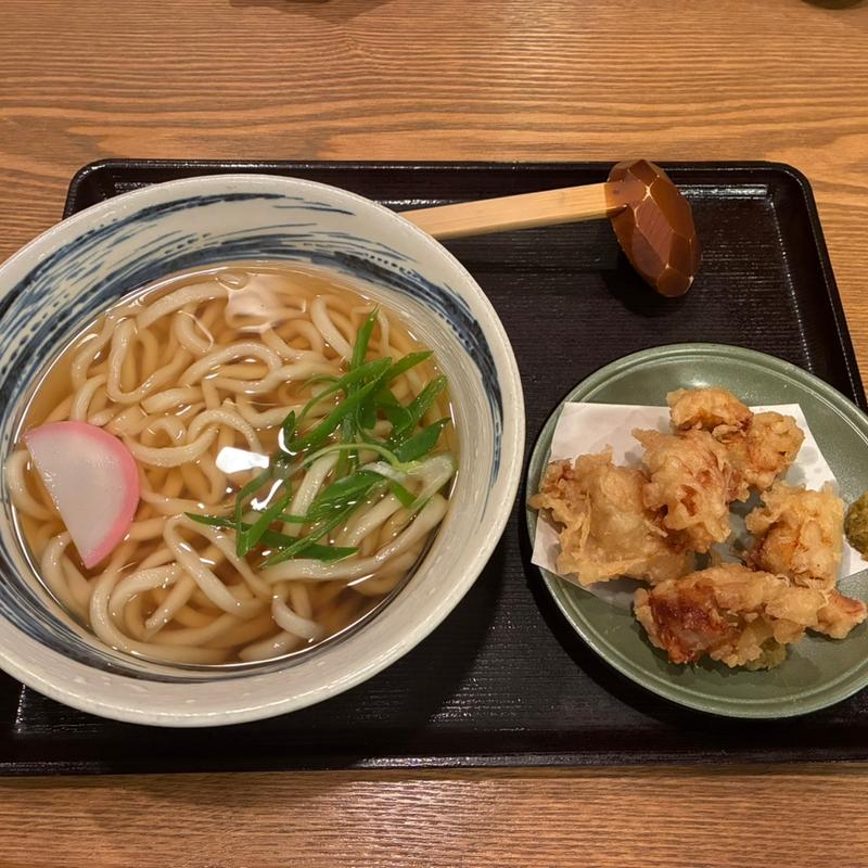 とり天うどん(自家製麺 杵屋 京橋ツイン２１店)