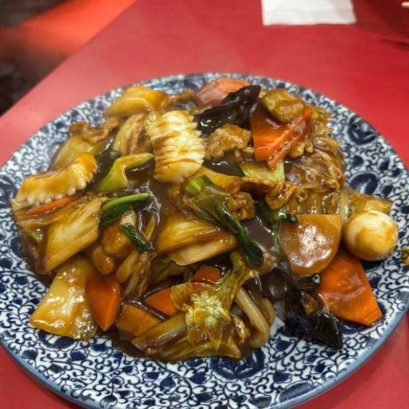 五目焼きそば(上海家庭料理 大吉)