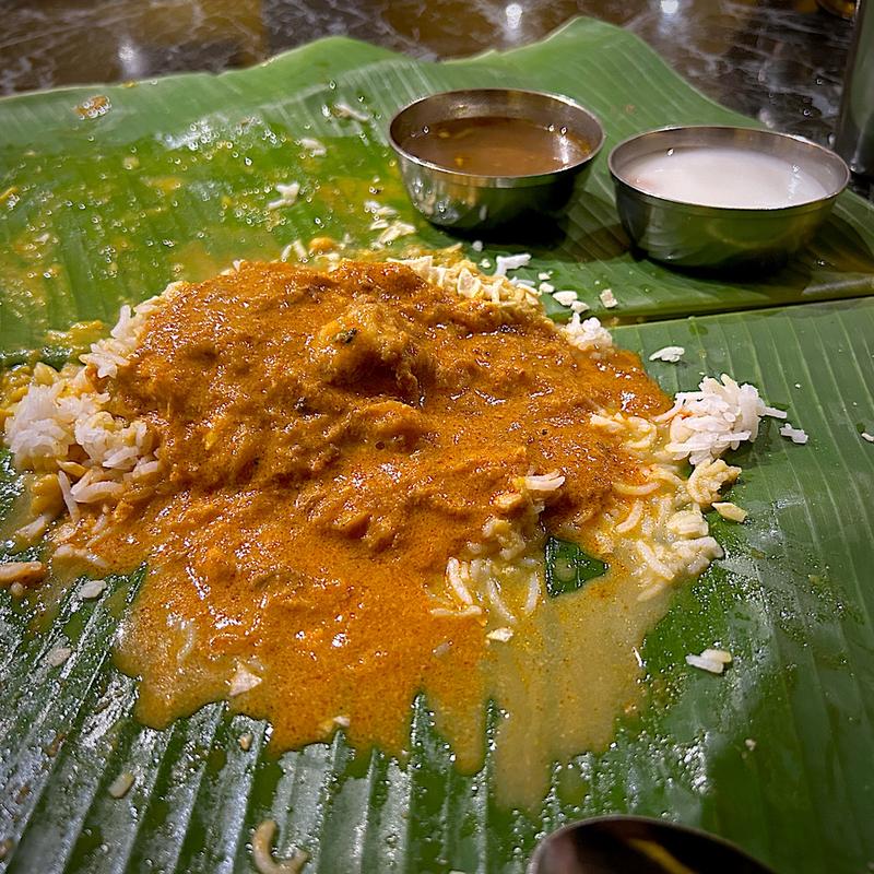 ノンベジミールス(チキン＆マトン)(スリマンガラムA/C祖師ヶ谷大蔵店)