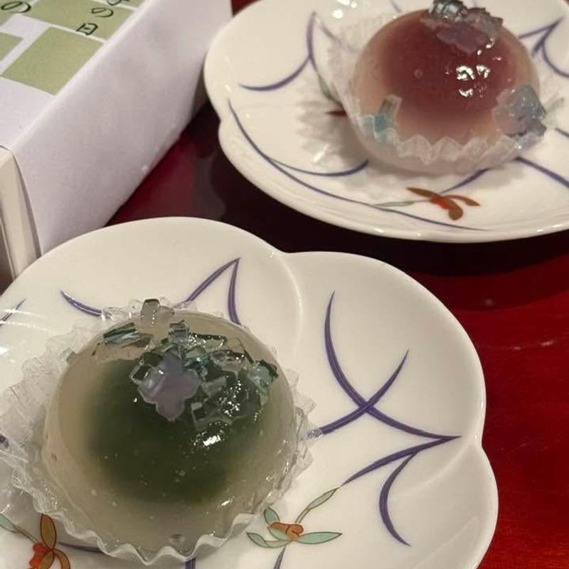 紫陽花の水まんじゅう(喜田家 本店)