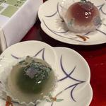 紫陽花の水まんじゅう