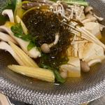 アグー豚しゃぶしゃぶコース　ロース　バラ　つくね　島野菜