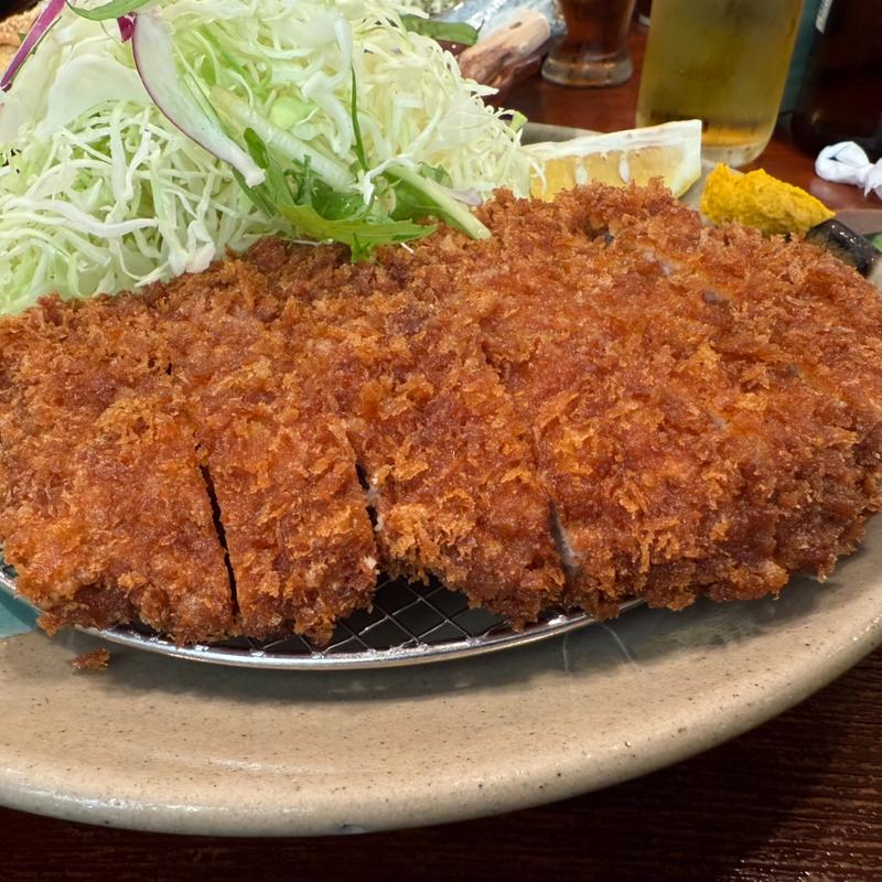 ロースカツセット　250g(とんかつかつ吉)