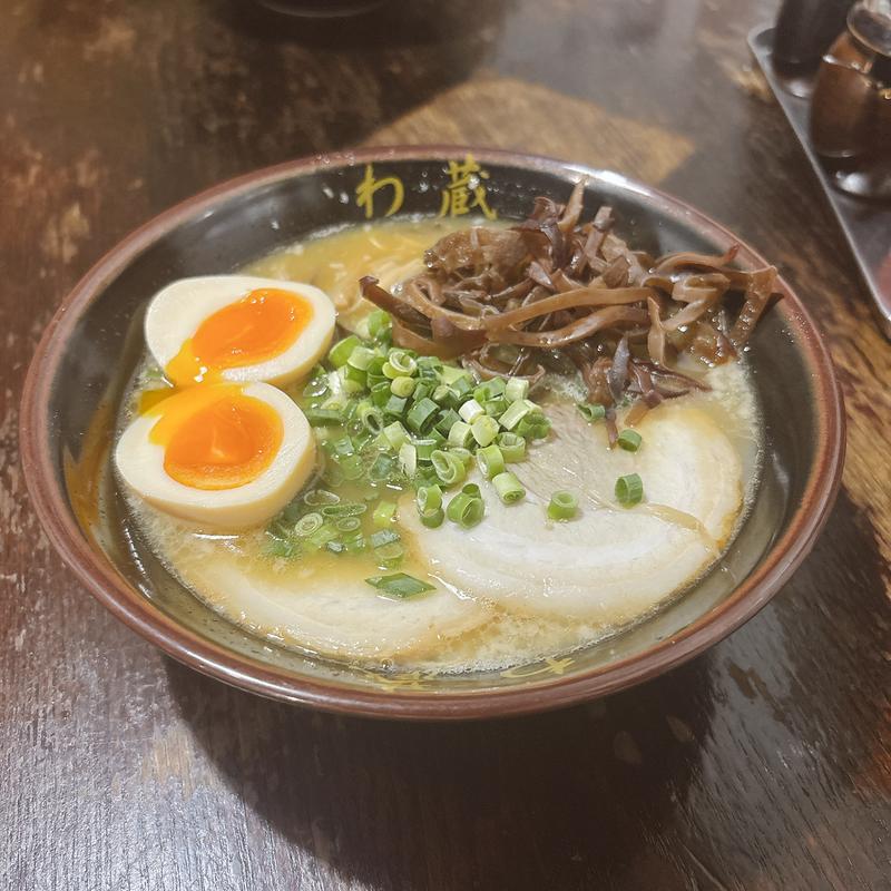 わくらーめん(きくらげトッピング)(わ蔵 板橋本店)