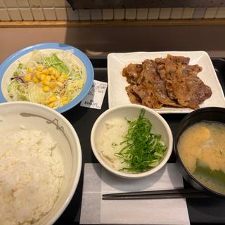 カルビ焼き肉定食(松屋 赤坂店 )